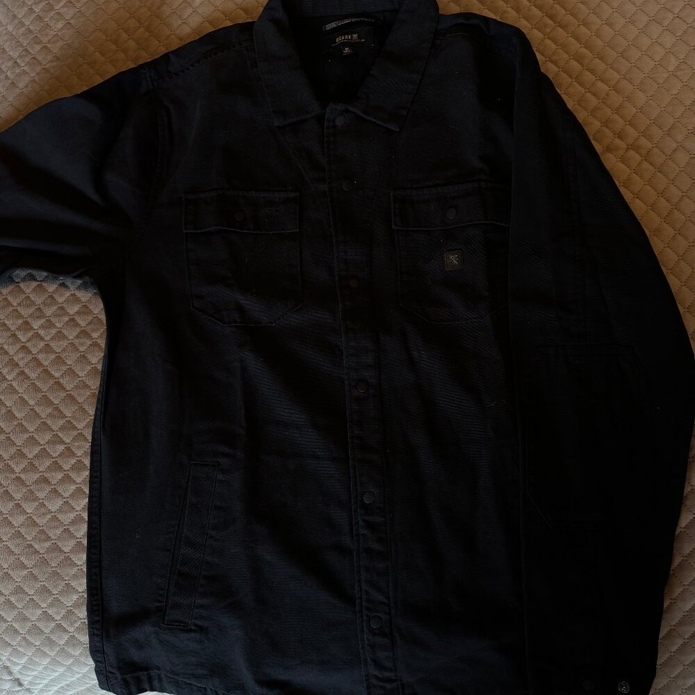Roark Hebrides Lightweight Black Men's Shirt Jacket NWT